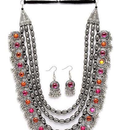 Oxidised Silver Tribal Necklace Jewellery 2024