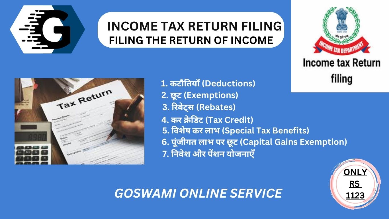 INCOME TAX RETURN FILING 2024-2025